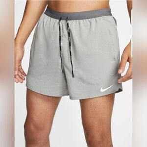 Nike Men's Flex Stride 5" Gray Brief Lined Running Shorts Size L